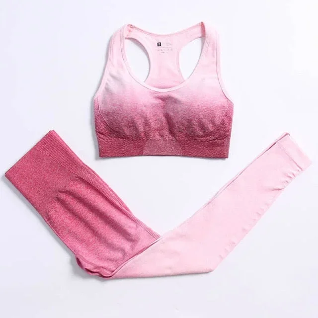 Pink Gray Top set