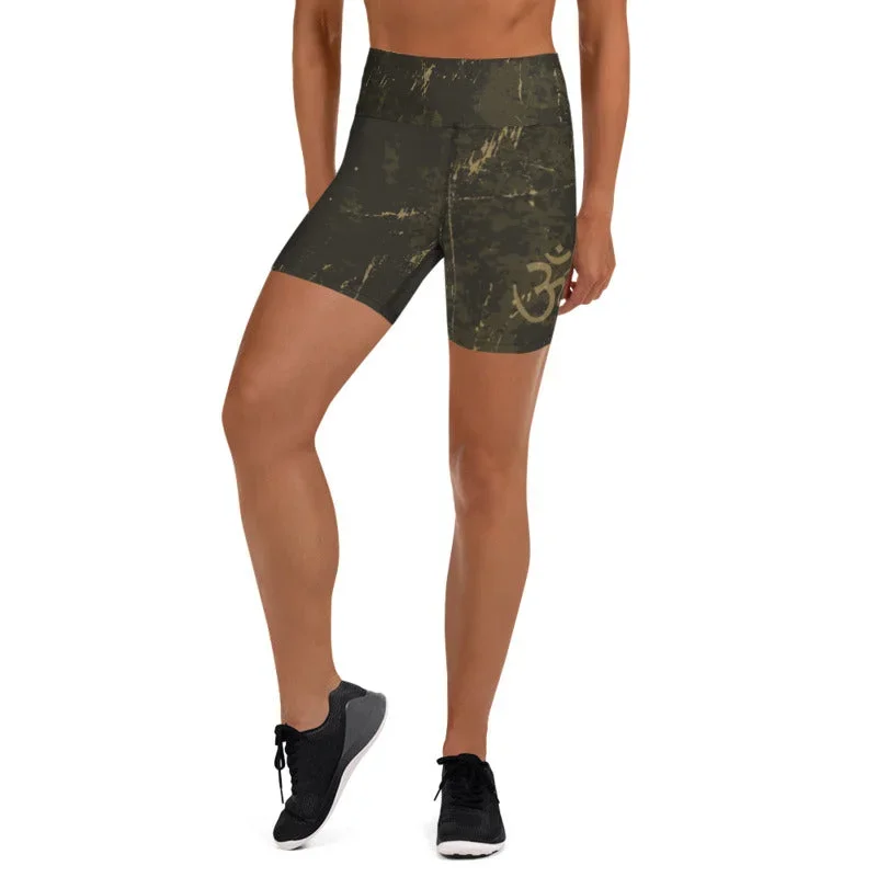 Aum Womens Yoga Shorts