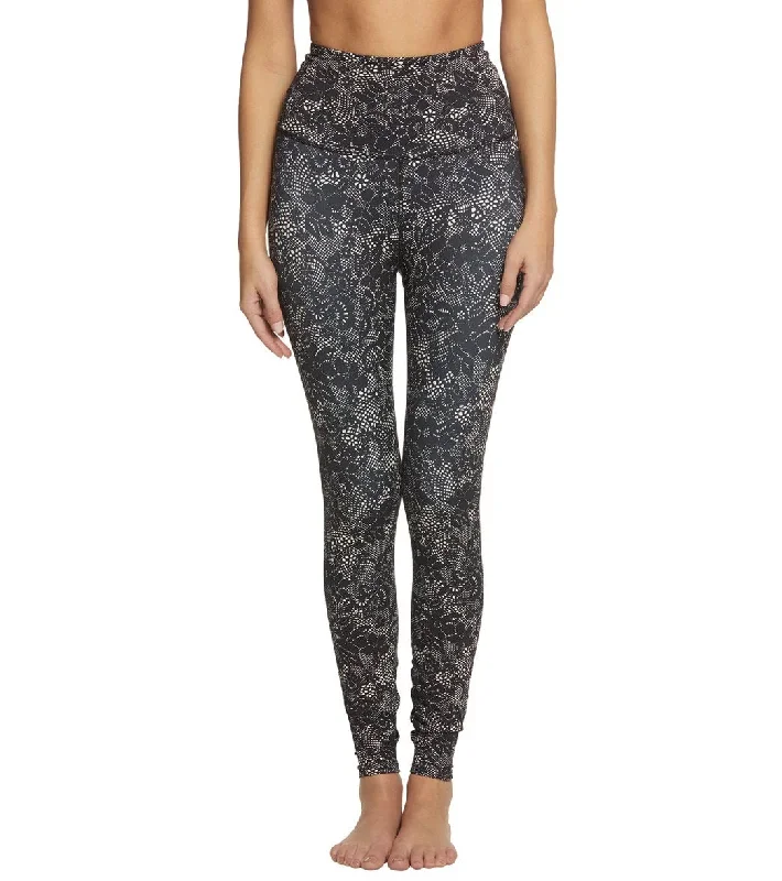 Beyond Yoga Olympus High Waisted 7/8 Yoga Leggings Phantom Lace