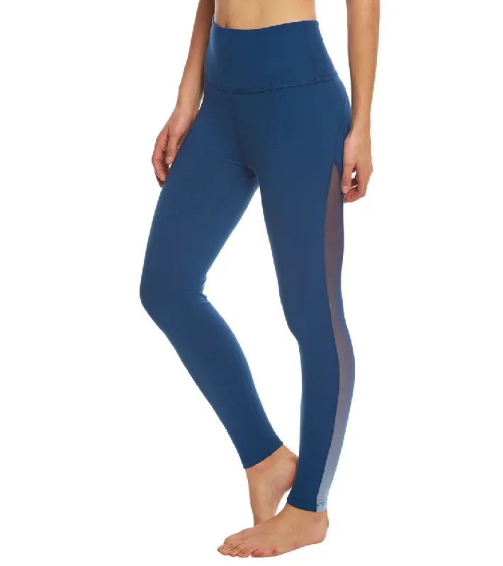 Beyond Yoga Ommmbre Mesh High Waisted 7/8 Yoga Leggings Amalfi Coast