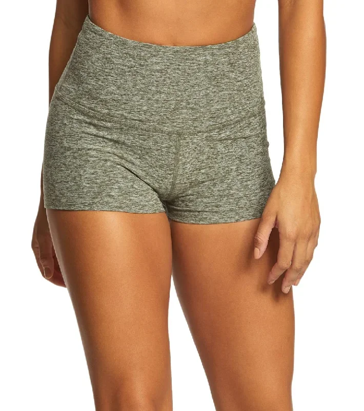 Beyond Yoga Spacedye Circuit High Waisted Short Shorts Jungle Palm Rainwash