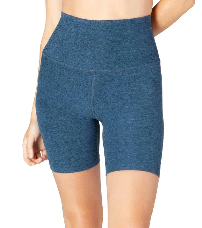 Beyond Yoga Spacedye High Waisted Biker Yoga Shorts Insignia Navy