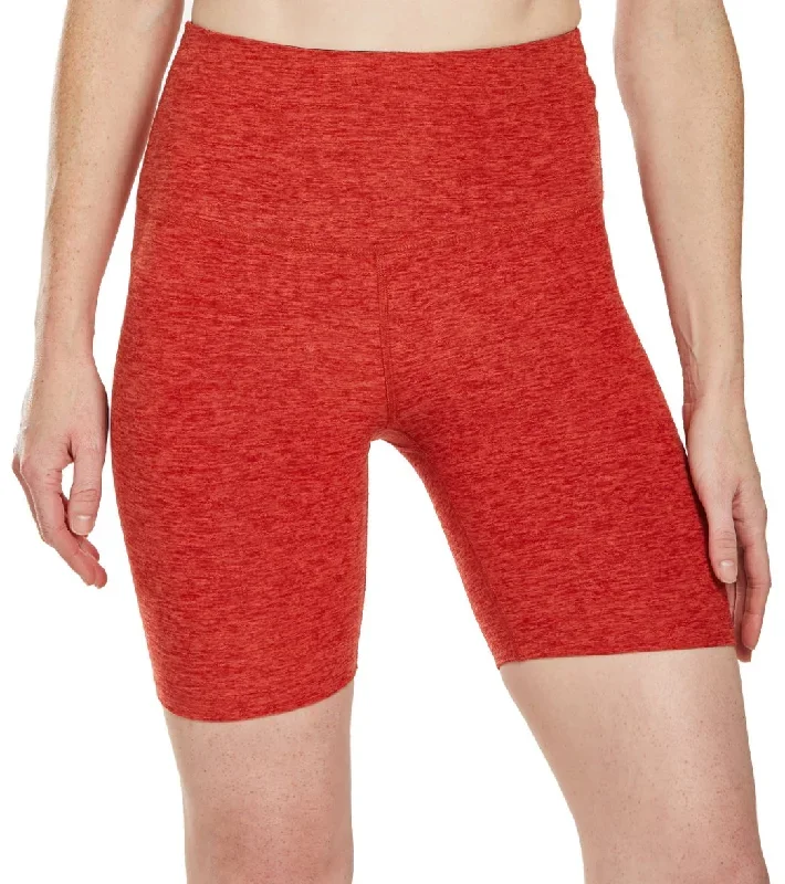 Beyond Yoga Spacedye High Waisted Biker Yoga Shorts Scarlet Sun Sienna