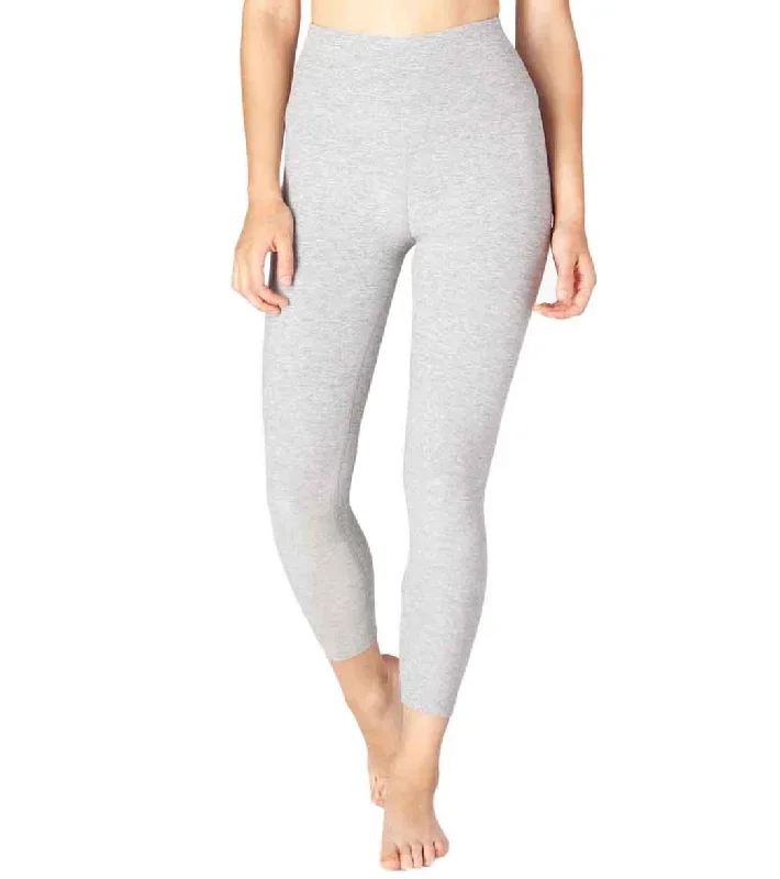 Beyond Yoga Spacedye High Waisted Caught In The Midi 7/8 Yoga Leggings Silver Mist