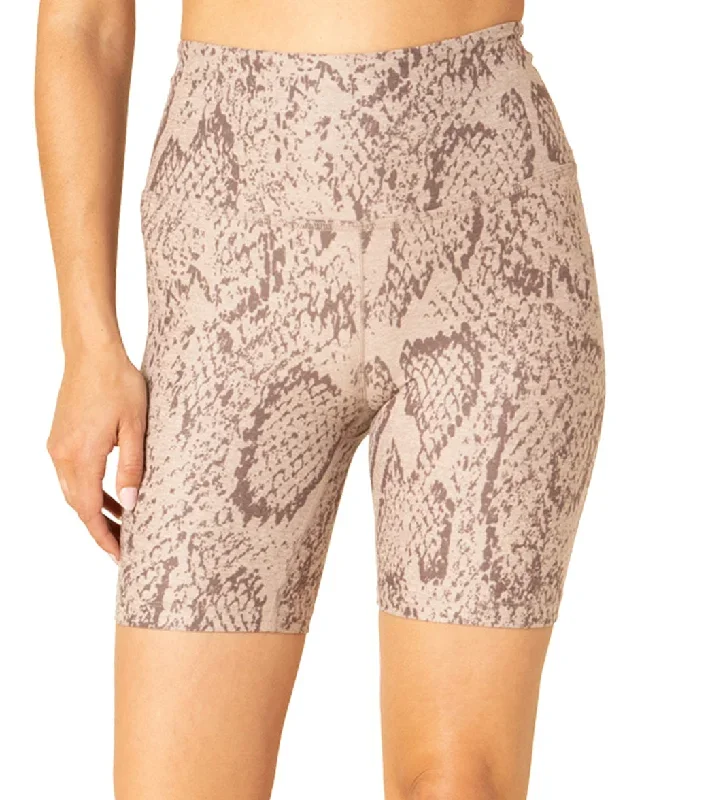 Beyond Yoga Spacedye Printed High Waisted Biker Shorts