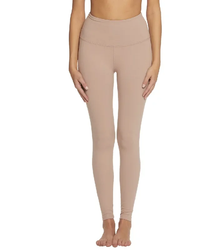 Beyond Yoga Supplex Caught in the Midi High Waisted Leggings Brazen Blush