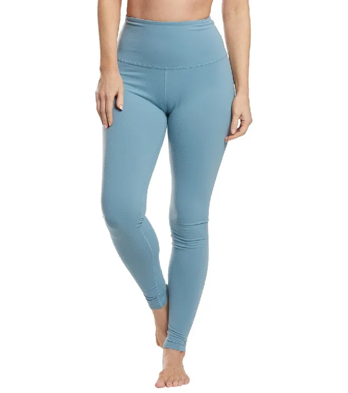 Beyond Yoga Take Me Higher Long Yoga Leggings Blue Crush