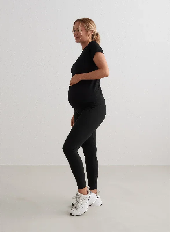 black-soft-basic-maternity-short-sleeve