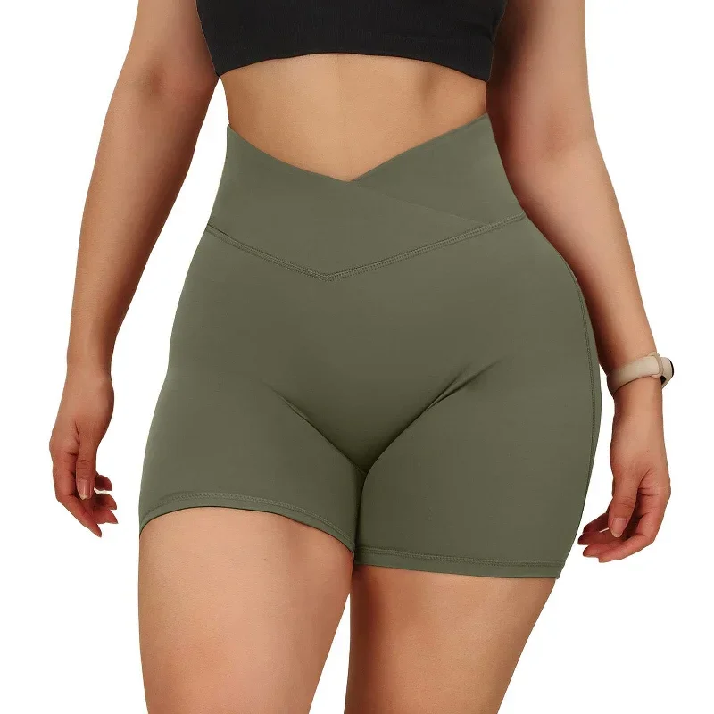 JuliaFashion-Butt Lifting High Waist Yoga Shorts