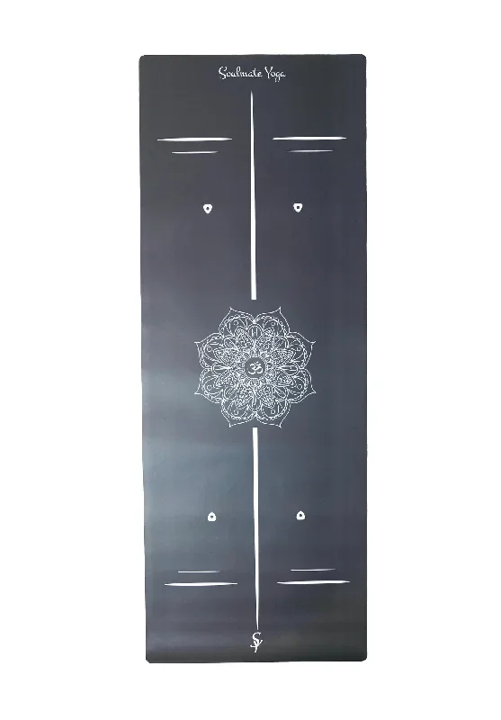 Non Slip Eco Friendly Soulmate Yoga Mat Grey