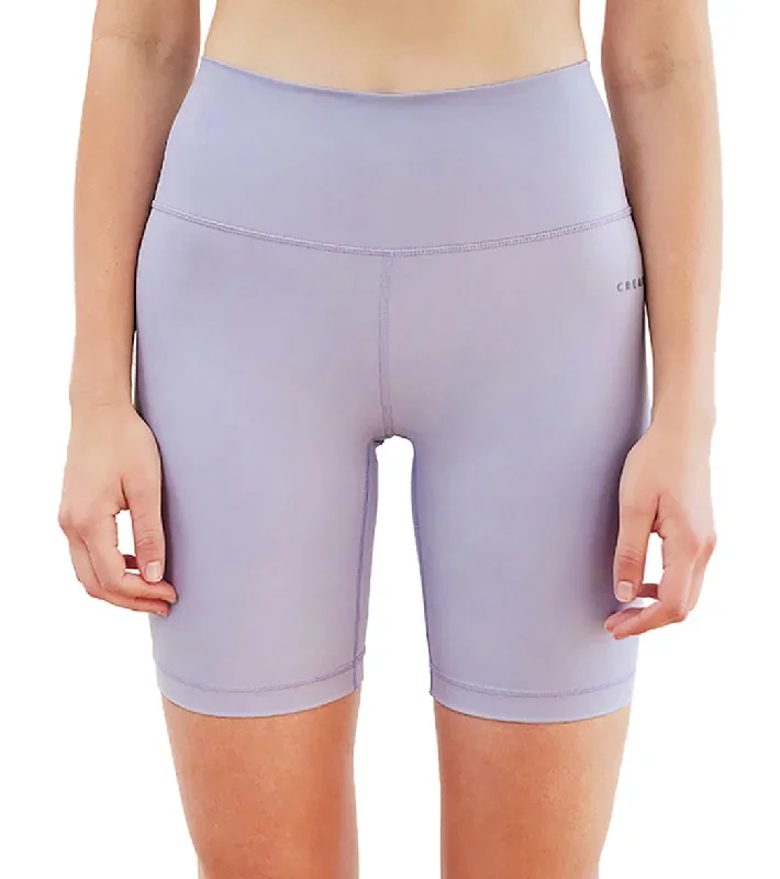 Cream Yoga Drew Biker Shorts 8 Lavender