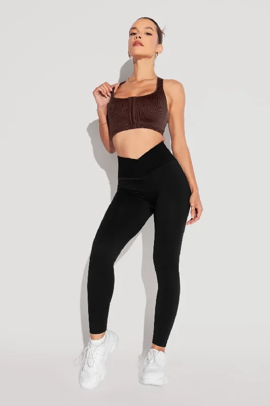 Crisscross Hourglass® Seamless Legging - Black