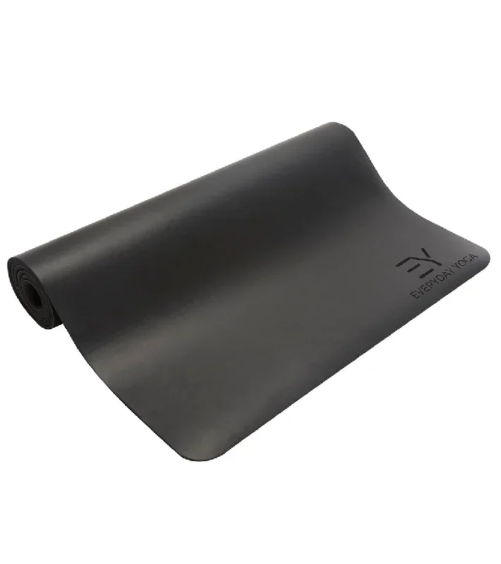 Everyday Yoga Grip Yoga Mat 72 x 26 Inch 5mm  Black