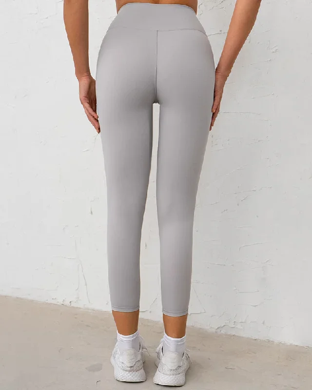 Brown White Leggings