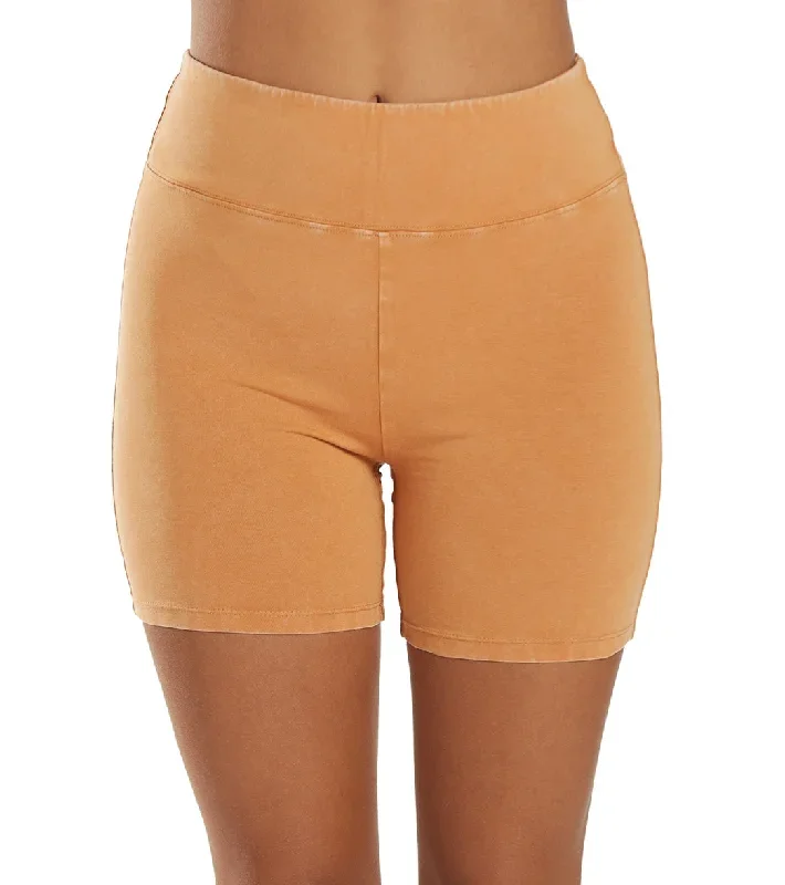 Free People Hot Shot Bike Shorts Toasted Coconut