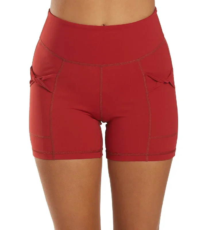 Free People Wave Rider Short Red Grape