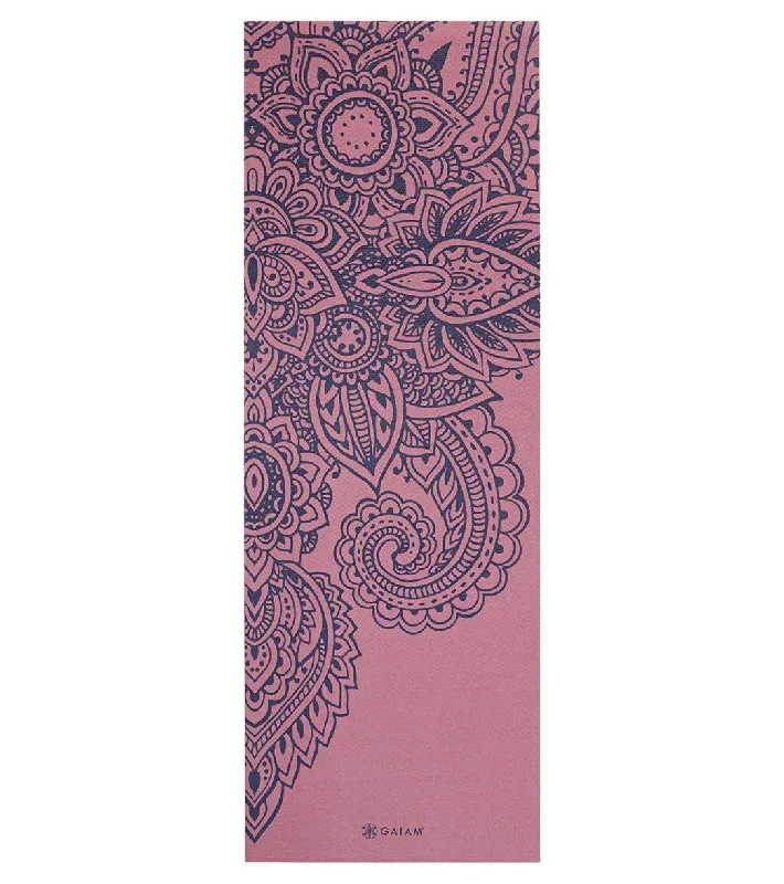 Gaiam 5mm Printed Yoga Mat Paisley Tropical