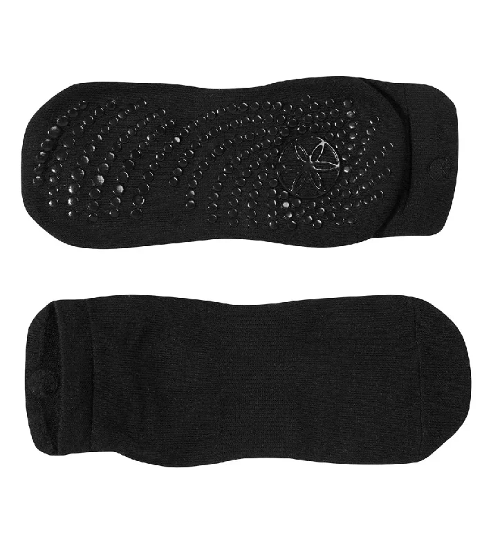 Gaiam Grippy Fit Yoga Socks Black