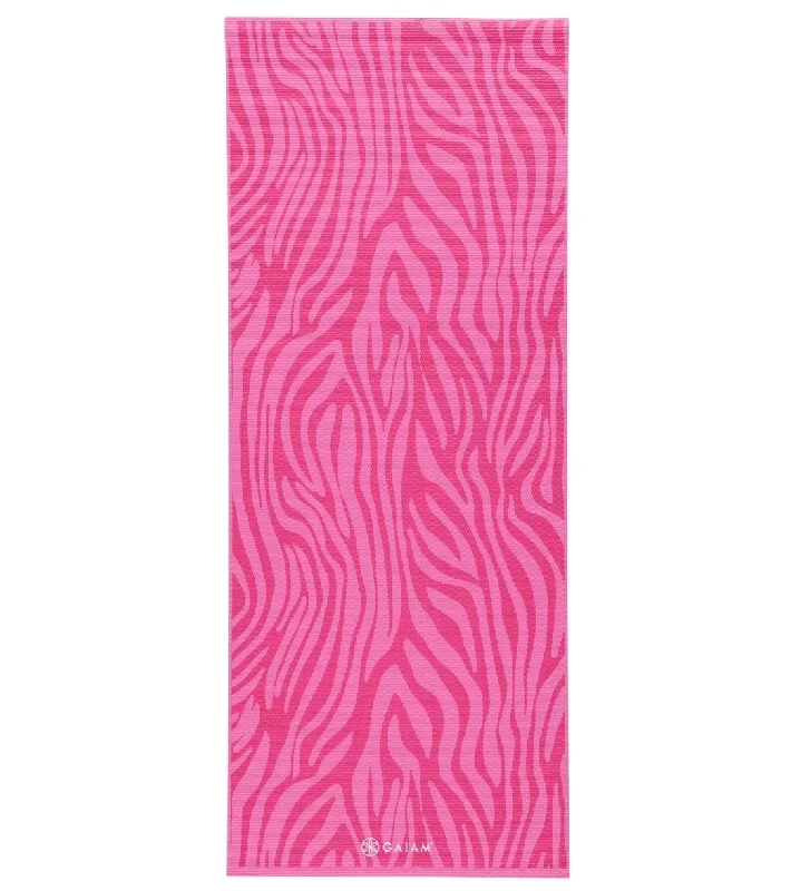 Gaiam Kids Pink Zebra Yoga Mat 60 3mm