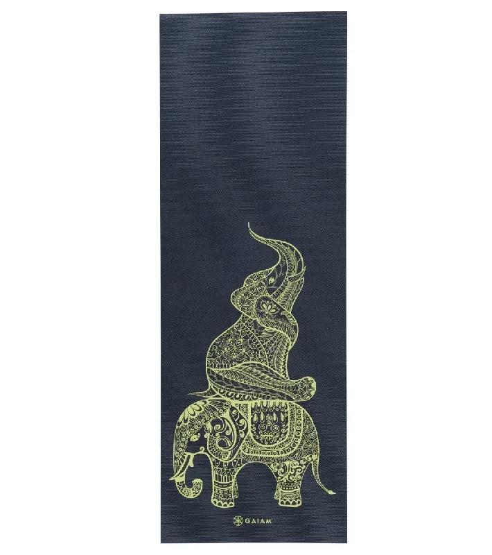 Gaiam Tribal Wisdom Printed Yoga Mat 68 6mm Extra Thick Tribal Wisdom