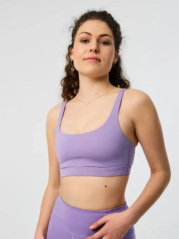 Girlfriend Collective Andy Split Spra Bra - Cosmos