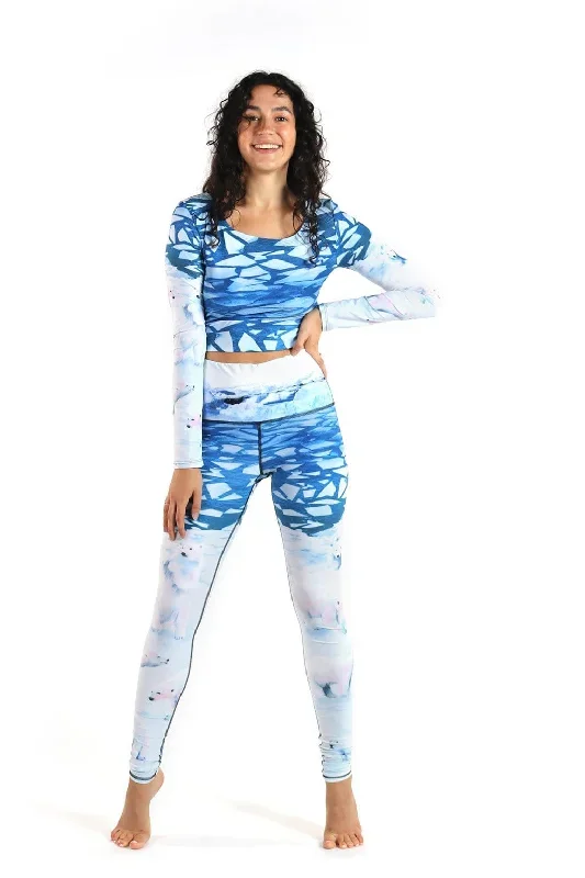 Ice Breaker Printed Yoga Leggings