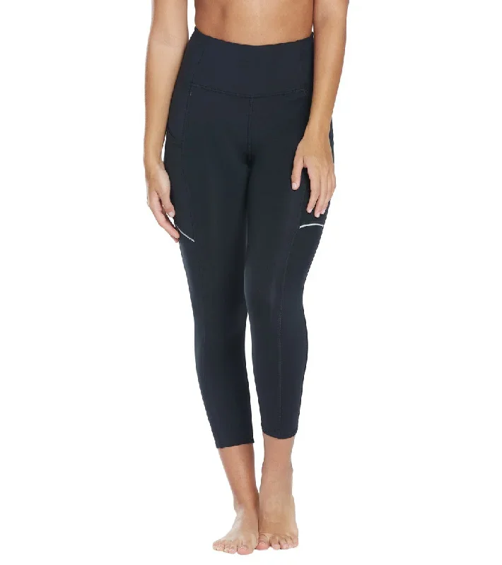 Marika High Waisted Elevate Yoga Capris Black