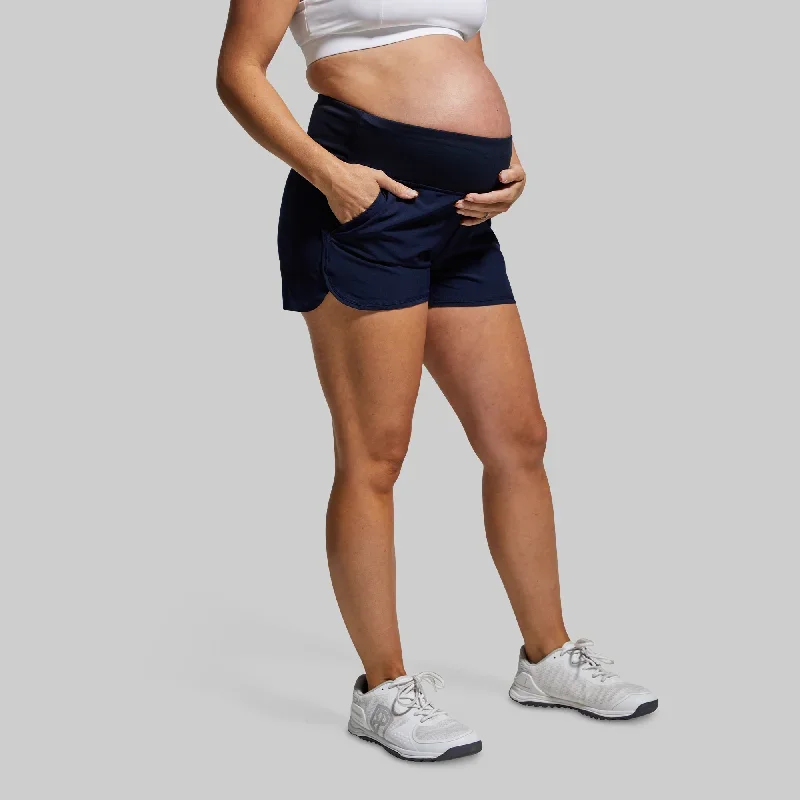 maternity-short-navy