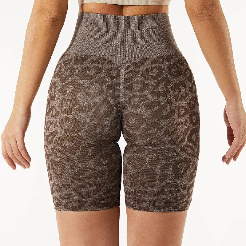 (New) Leopard Legging Shorts