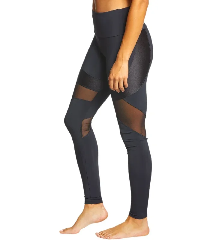 Onzie High Waisted Royal Yoga Leggings Black