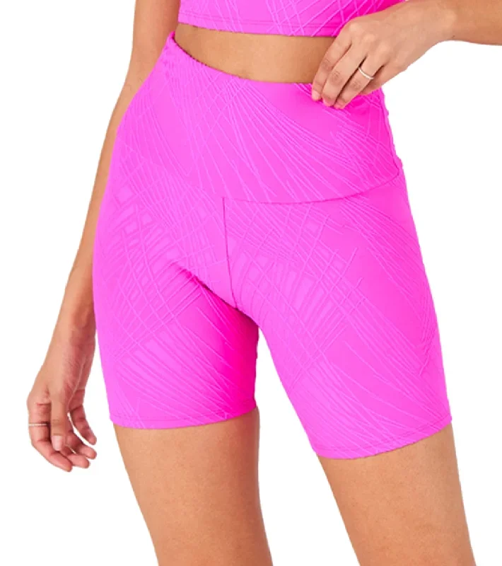 Onzie Selenite Biker Shorts Knockout Pink