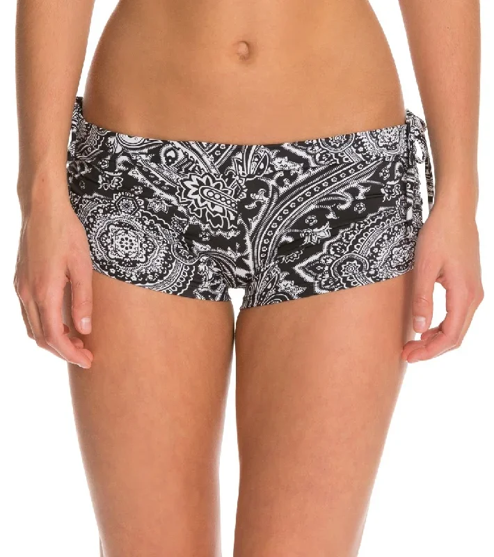 Onzie Side String Yoga Shorts Bandana