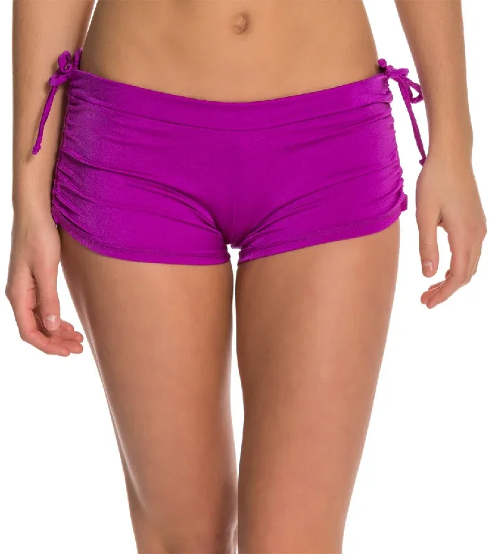 Onzie Side String Yoga Shorts Magenta