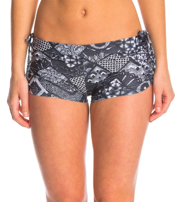 Onzie Side String Yoga Shorts Noir