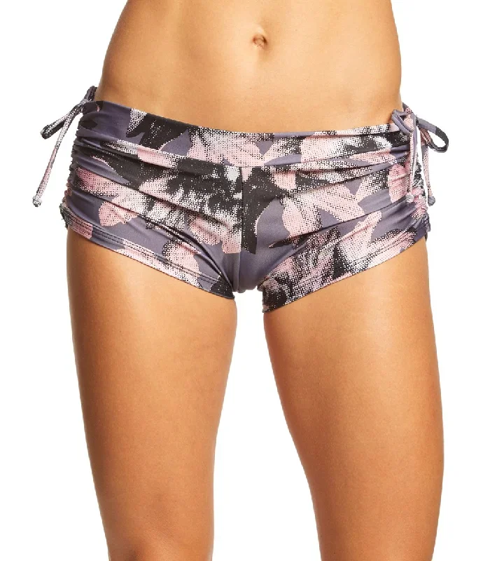 Onzie Side String Yoga Shorts Peony