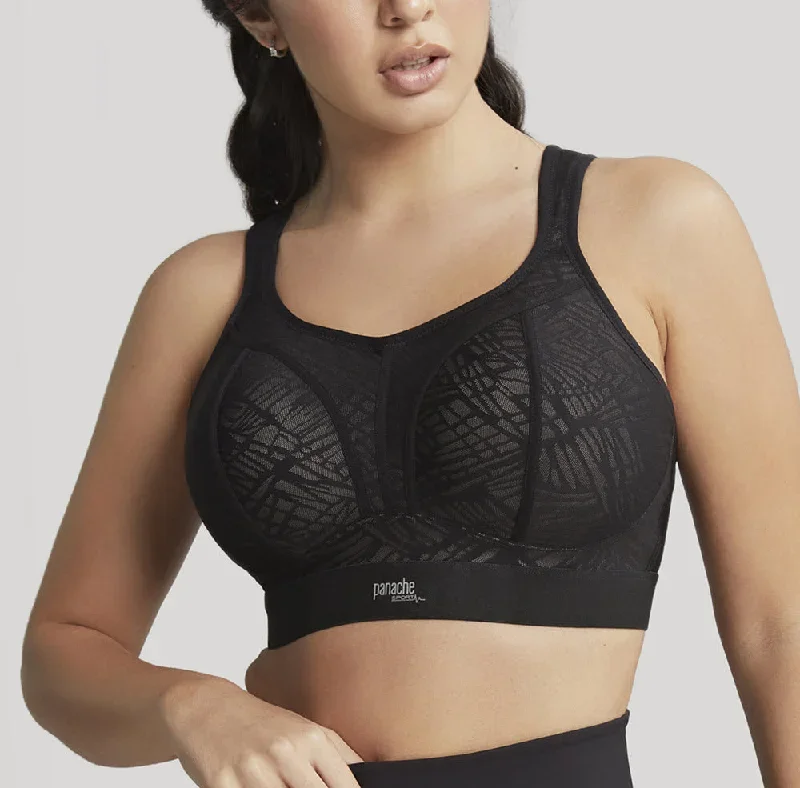 Panache Black Latte Wireless Sports Bra 7341C