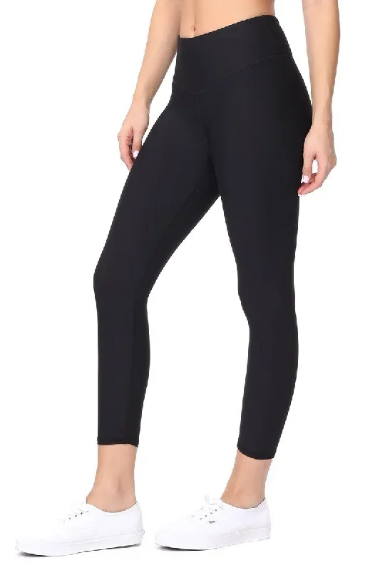 Valerie - Solid Black - Compression Capri (Regular-Waist) - FINAL SALE