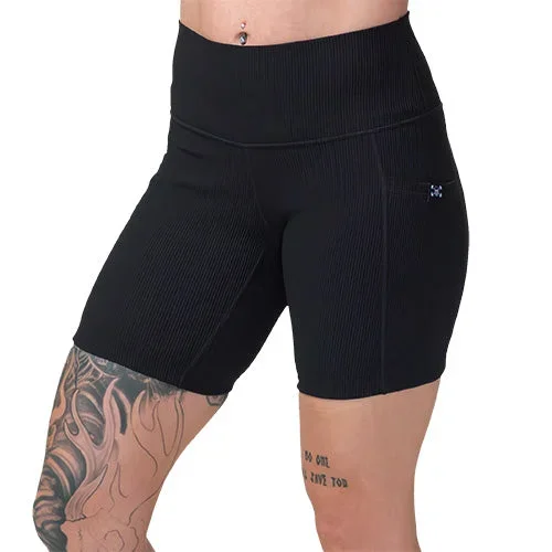 shorts-black-ribbed