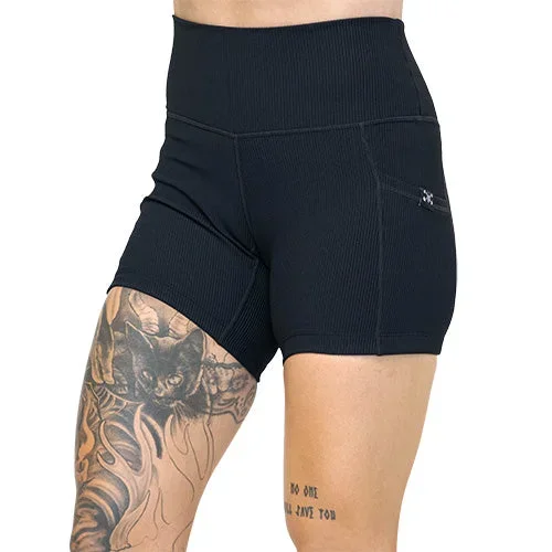 shorts-black-ribbed