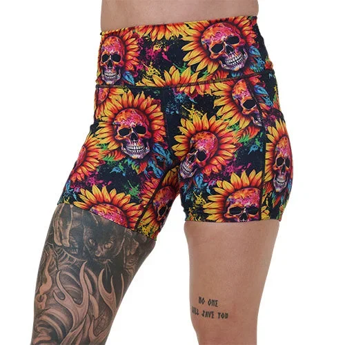 shorts-skull-flower