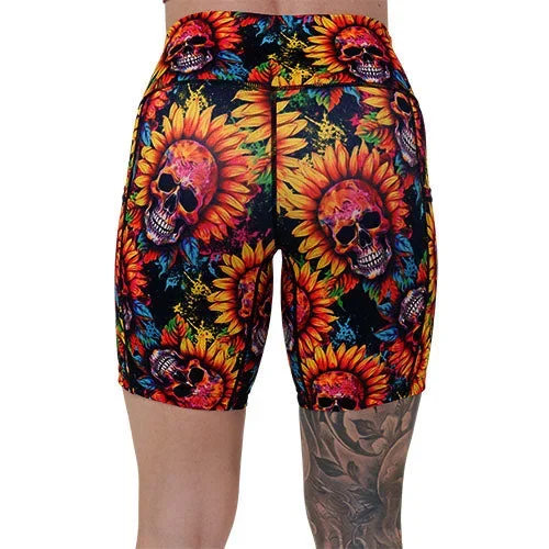 shorts-skull-flower