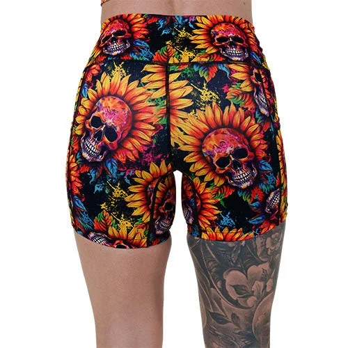 shorts-skull-flower