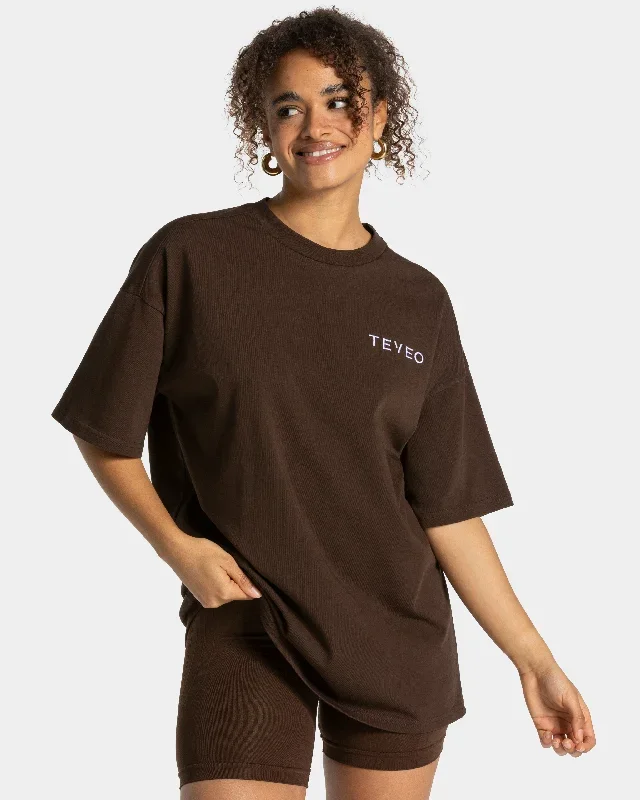 signature-oversized-t-shirt-dunkelbraun