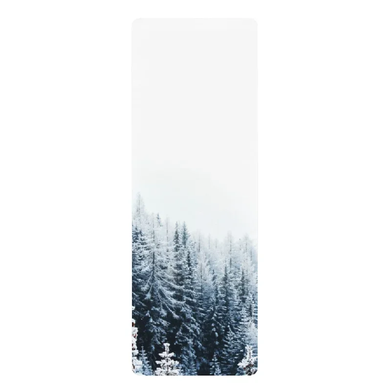 snowy-forest-print-luxury-yoga-mat