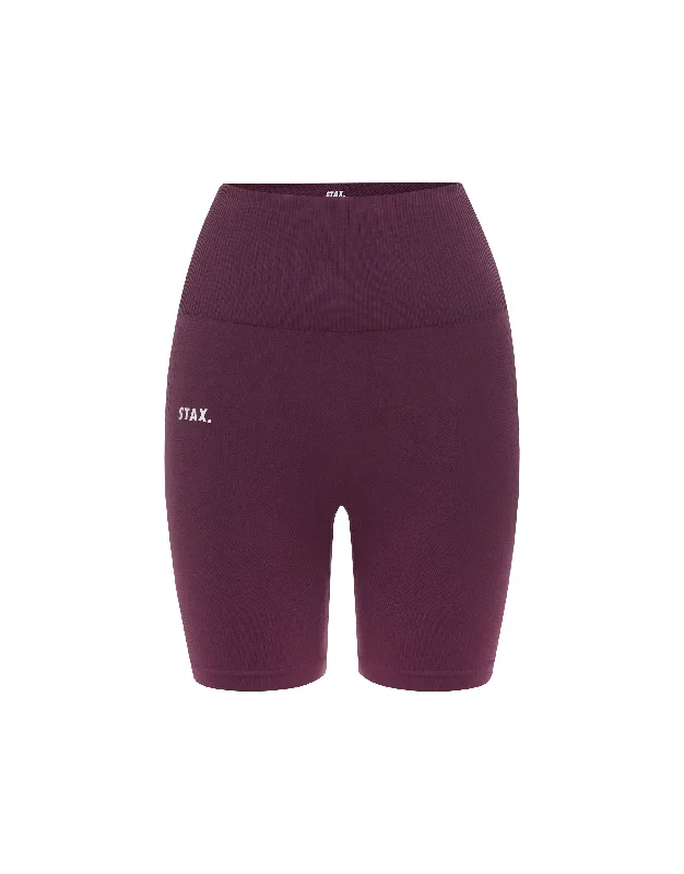 stax-premium-seamless-v6-midi-bike-shorts-amarnth-burgundy