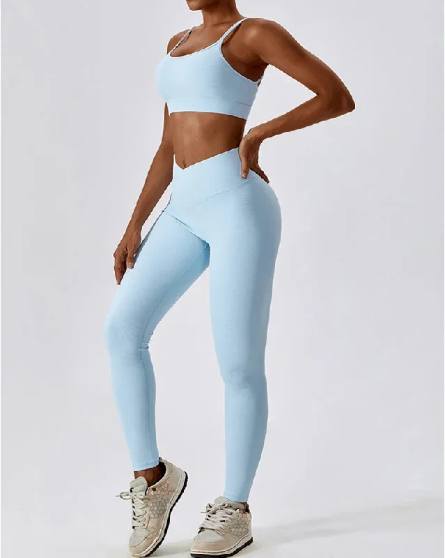 1 Bra Tights Blue