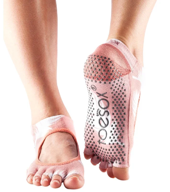 Toesox Bella Half-Toe Yoga Grip Socks Trance