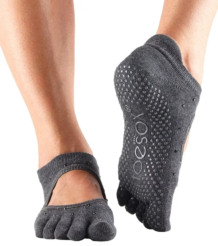 Toesox Bellarina Full-Toe Yoga Grip Socks Sultry