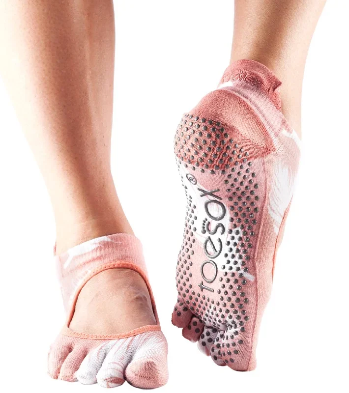 Toesox Bellarina Full-Toe Yoga Grip Socks Trance