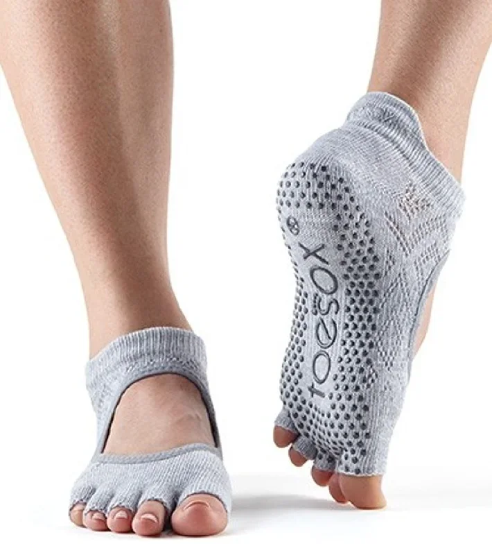 Toesox Bellarina Half-Toe Yoga Grip Socks Diamond Willow